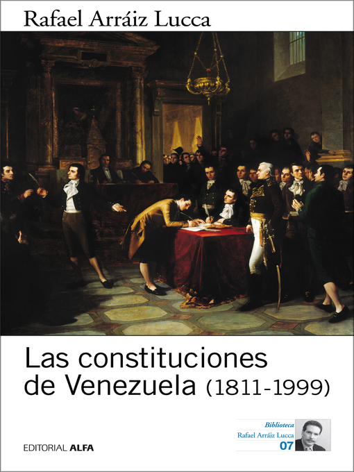 Title details for Las constituciones de Venezuela (1811-1999) by Rafael Arráiz Lucca - Wait list